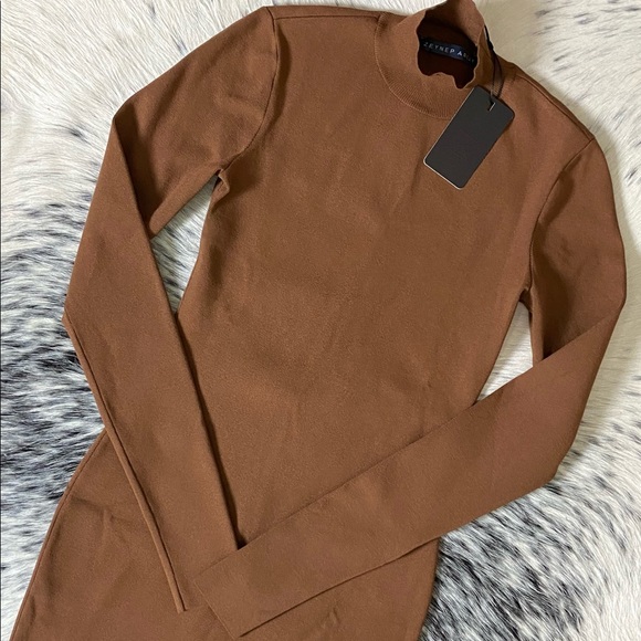 ZEYNEP ARCAY SIDE-SLIT MINI DRESS, NUDE SZ IT/38 US/2 NWT! - Picture 9 of 16